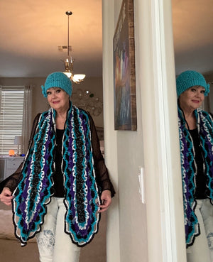 Multi-Colored Shawl/Scarf