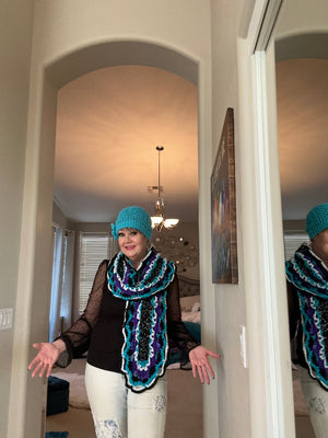 Multi-Colored Shawl/Scarf