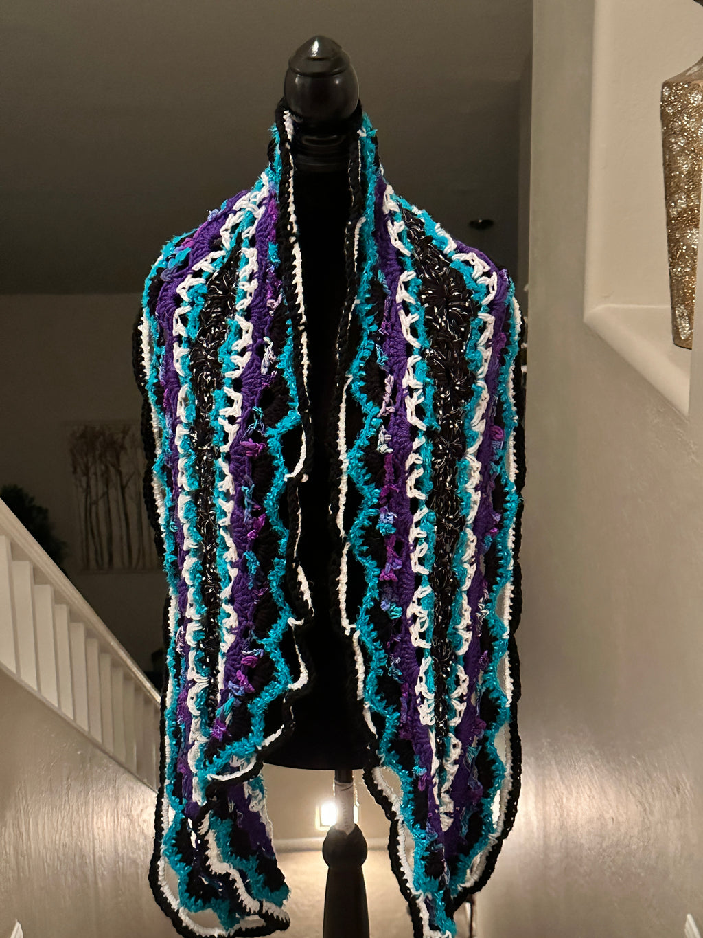 Multi-Colored Shawl/Scarf