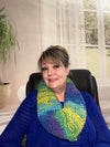 Multi-Colored Hand Knitted Infinity Scarf