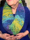 Multi-Colored Hand Knitted Infinity Scarf