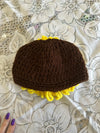 Sunflower Hand Crocheted Beanie