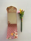 Friends are the Flowers in Life's Garden Notepad W/Magnetic Pen